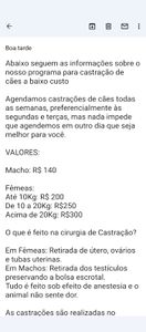 São Paulo/SP - Castração e Vacinação!