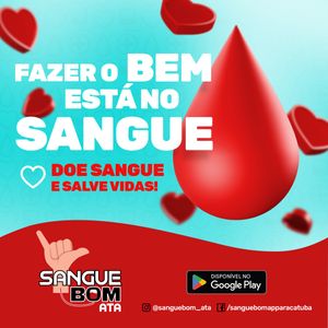 Vaquinha Online - Doe para manter o coração do app "Sangue Bom ATA" batendo por mais um ano!