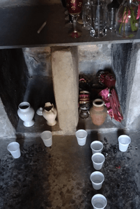 Pará de Minas/MG - Reforma do terreiro, Construção do Cruzeiro das Almas e Reforma da Tronqueira