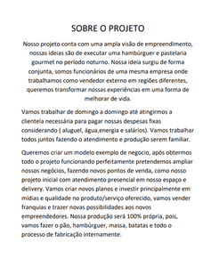 Financiamento Coletivo - Projeto de empreendimento