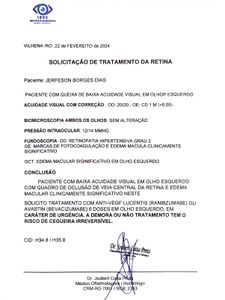 Vaquinha Online - Cirurgia para não perder a visão 