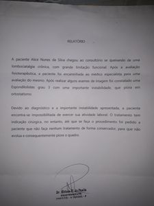 Vaquinha para Alice nunes fazer cirugia na coluna  imagem 6