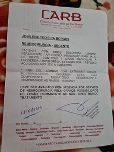 Circo - Operação hérnia de disco 