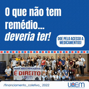 O que não tem de remédio... deveria Ter! Doe pelo acesso a medicamentos