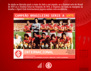 Pré-venda Coletiva - INTER 1975: O TIME QUE ILUMINOU O PAÍS (edição limitada com 1.975 exemplares numerados)