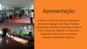 Financiamento Coletivo - Oficina Poesia Corpórea e Memórias 