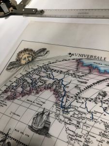 "Mapa Mundi" de Ferando Berteli - 1565 imagem 6