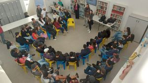 Poços de Caldas/MG - Escola Pedro Afonso (Viagem Museu da Língua Portuguesa)