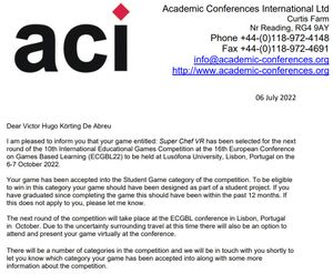 Vaquinha Online - Viagem para a 10ª Competição Internacional de Jogos Educacionais e 16ªECGBL