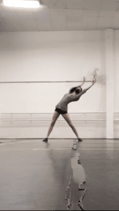 Educação - Giovanna na London Contemporary Dance School