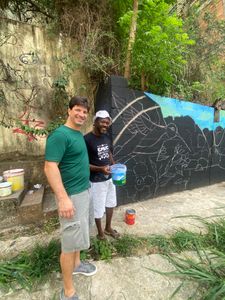 Arte na Fachada (Etapa 2) : Reutilizando o Espaço Urbano da rua Groenlândia, BH  imagem 10