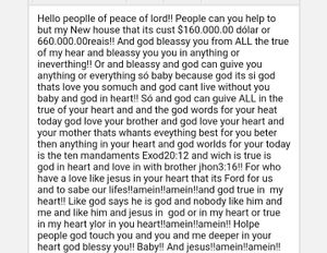 Vaquinha Online - Hello people of lord!! People of lord please help me to buy  my New house peoplle ok people please!! Thanks  Thats  its cust $160.000.00dolars and 660.000.00 ok peoples thanks and god and lord bleassy you ok peoples!!amein!!amein!!