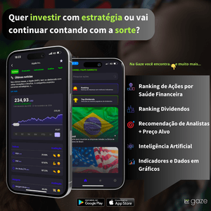 Gaze - Análise Fundamentalista de Ações - Uma plataforma completa para otimizar seu portfólio, acelerar suas análises e descobrir ações promissoras