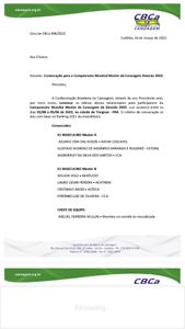 Três Marias/MG - Apoio ao atleta Lauro Pereira, a participação no Campeonato Mundial de Canogem em Treignac FRA