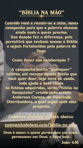 Foz do Iguaçu/PR - BIBLIA NA MÃO