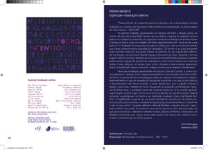 Ajude-nos a publicar o catálogo da exposição-instalação coletiva "Poema Infinito" imagem 8