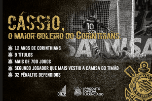 Pré-venda Coletiva - Livro CÁSSIO, O GIGANTE DO CORINTHIANS - Edição limitada e personalizada