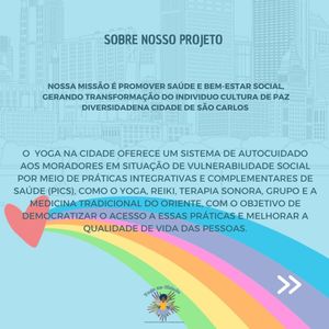 Financiamento Coletivo - Yoga na Cidade - Práticas Integrativas para Pessoas em Vulnerabilidade Social 