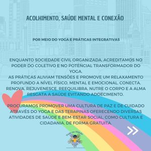 Yoga na Cidade  - Práticas Integrativas para pessoas em Vulnerabilidade Social - Yoga na Cidade - Práticas Integrativas para Pessoas em Vulnerabilidade Social 