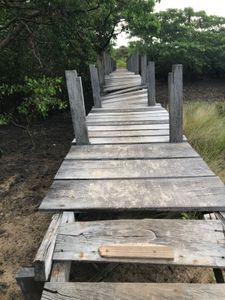 Associação de Moradores e Pescadores do Povoado Bar da Hora  - Sustentabilidade nos Lençóis Maranhenses - Passarelas dos povoados Bar da Hora e Mandacaru