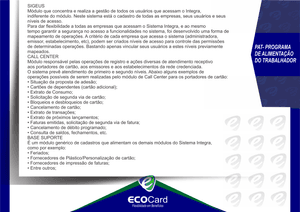 ecocard - ECOCARD FLEXIBILIDADE E BENEFICIOS LTDA