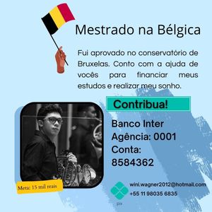Financiamento Coletivo - Mestrado na Bélgica 