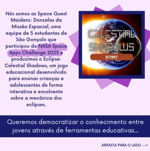 Educação - Ajude as Donzelas a chegarem na NASA!