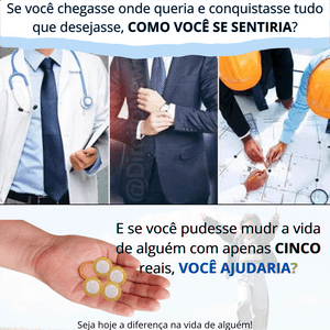 UM GESTO DE AMOR! - DOE CINCO REAIS! TRANSFORME UMA VIDA! :(