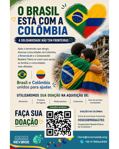 A solidariedade não tem fronteiras, Brasil está com a Colômbia 