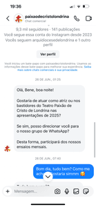 Vaquinha Online - Solicitação de Oportunidade para Atuar na Peça "A Paixão de Cristo" 