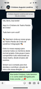 Teatro e Dança - Solicitação de Oportunidade para Atuar na Peça "A Paixão de Cristo" 