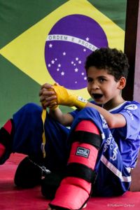 Cebolinha no mundial de kickboxing  imagem 6