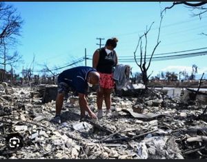 Família Brasileira Perde tudo no maior incêndio do Havaí imagem 6
