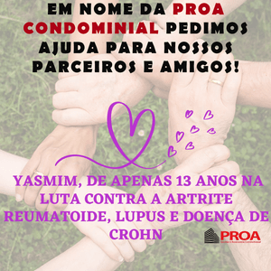 AJUDE A PEQUENA YASMIM EM SUA LUTA