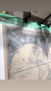 Sorocaba/SP - Mapa mundi de Joan Blaeu - 1664 