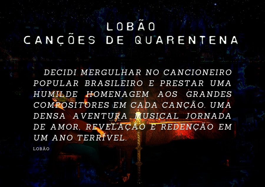 Música - Lançamento exclusivo Lobão: "Canções de Quarentena"