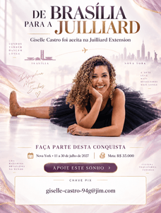 De Brasília para Juilliard (NYC)
