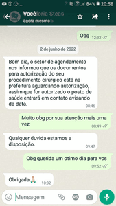 Ajuda para realizar minha cirurgia de reconstrução do trânsito intestinal  imagem 7