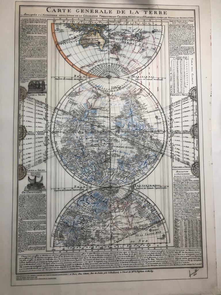 Carte Generale de La Terre Astronomia Aplicada a Geografia 
