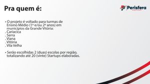 Vitória/ES - Perisfera - Inovação na Periferia