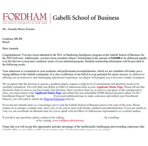 Intercâmbio - Mestrado nos Estados Unidos!