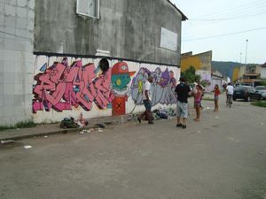 2˚ Encontro de Graffiti no México 70  (São Vicente, SP). - 2˚ Encontro de Graffiti no México 70 (São Vicente, SP).