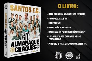 Livro - ALMANAQUE DOS CRAQUES DO SANTOS FC - 2ª EDIÇÃO AMPLIADA E REVISADA