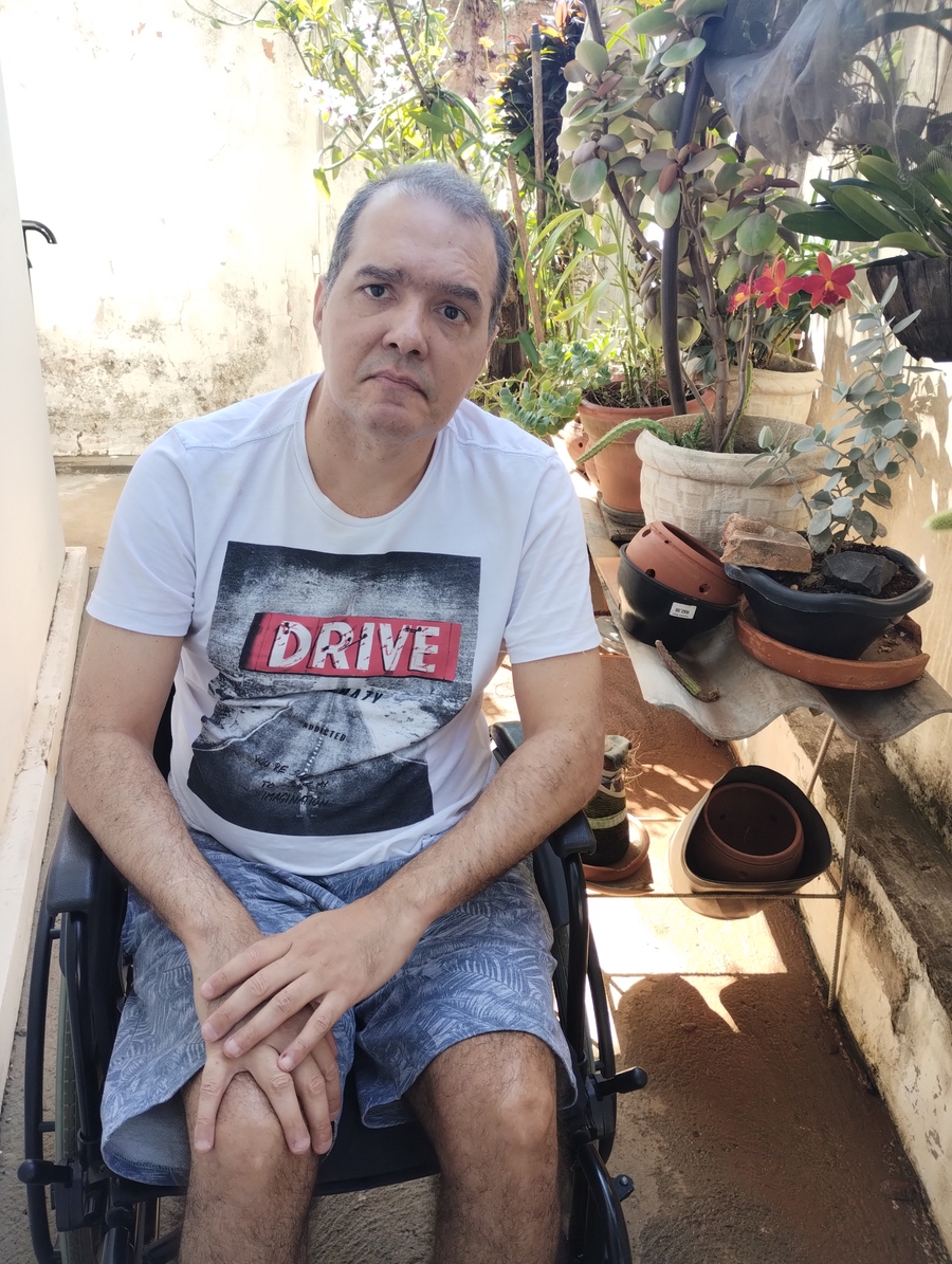 Campanha para paciente com esclerose múltipla, tratamento de neuromodulacao, Sérgio Miguel 