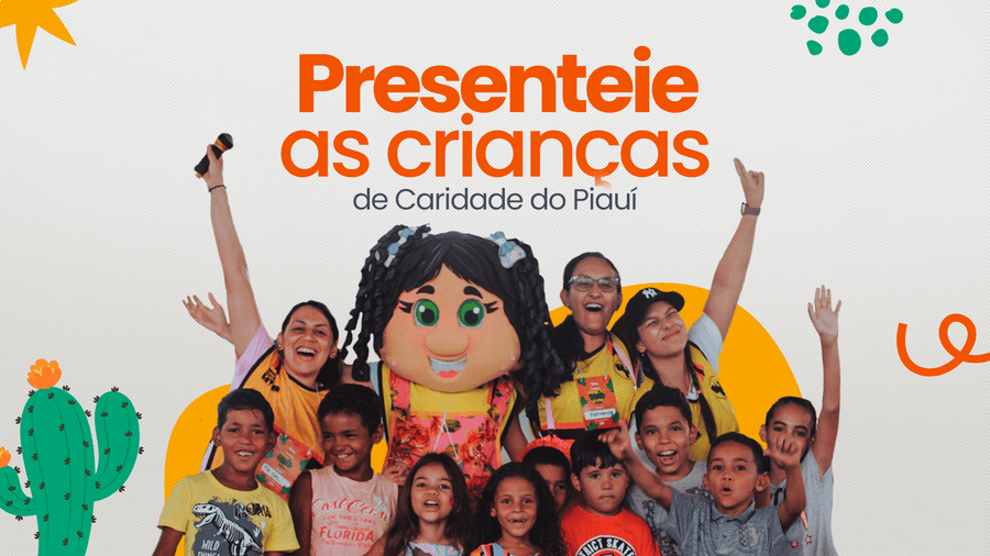 Nos ajude a arrecadar R$3.500,00 para alegrar as crianças de Caridade do Piauí na 20ª edição do Impacto Sertão livre!