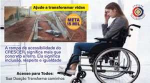 Finalizando a Rampa de Acessibilidade do CRESCER - Finalizando a Rampa de Acessibilidade do CRESCER