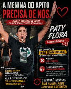 ❤️ Ajude a Paty Flora, a Menina do Apito do Drum Day