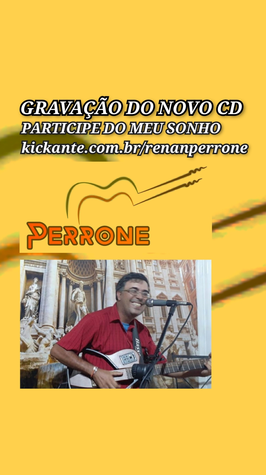 Gravação do Novo cd Renan Perrone 