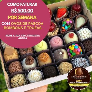 Empreendedorismo e Pequenos Negócios - Curso de ovos de páscoa, bombons, trufas e doces gourmet - Com Certificado