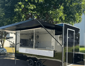 Reforma do trailer de trabalho 